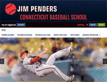 Tablet Screenshot of jimpendersbaseball.com